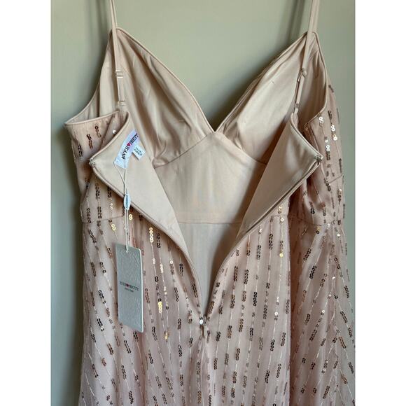 Ever-Pretty Blush Sequin Tulle Formal Dress | Size 16 | NWT Balletcore Coquette - Picture 5 of 10